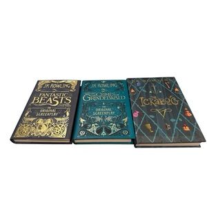 Fantastic Beasts Set of 3 JK Rowling The Ickabog NEW Hardcover Books